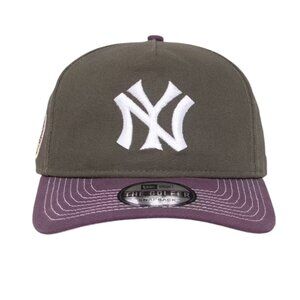 New Era New York Yankees Curved Golfer Snapback Hat 1923 World Series Side Patch